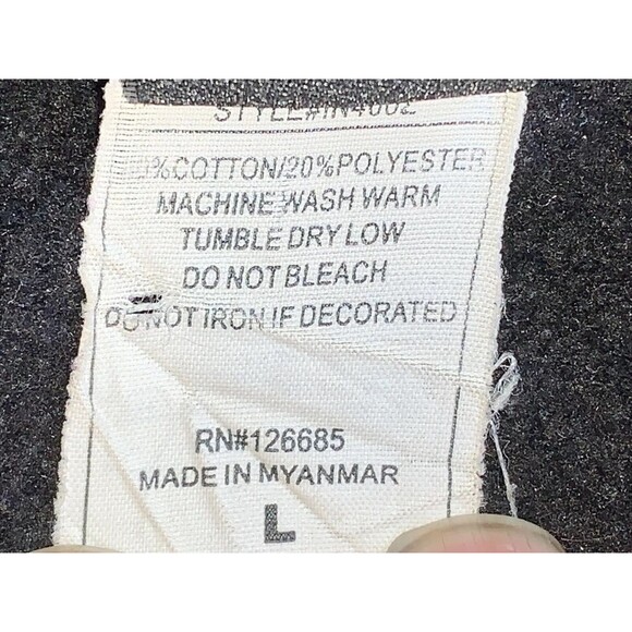 Volcom Zip Front Single Stone Sub Division Y2K Hooded Sweatshirt sz LARGE EUC - Picture 3 of 4